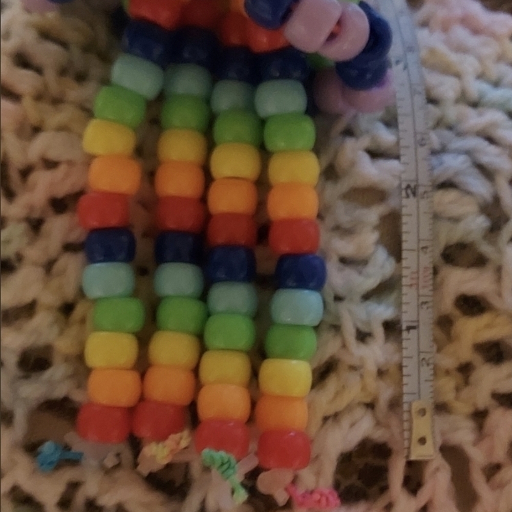 Colorful Beaded Keychain - Picture 2 of 5